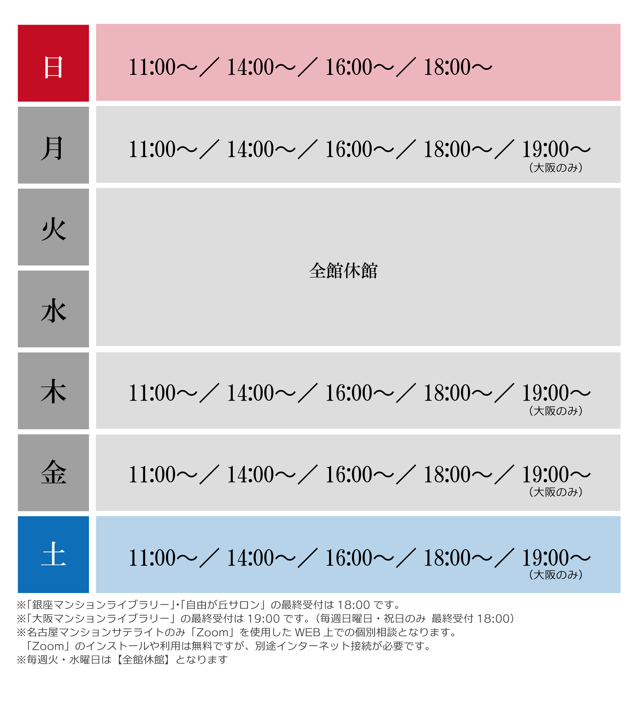 火･水休館